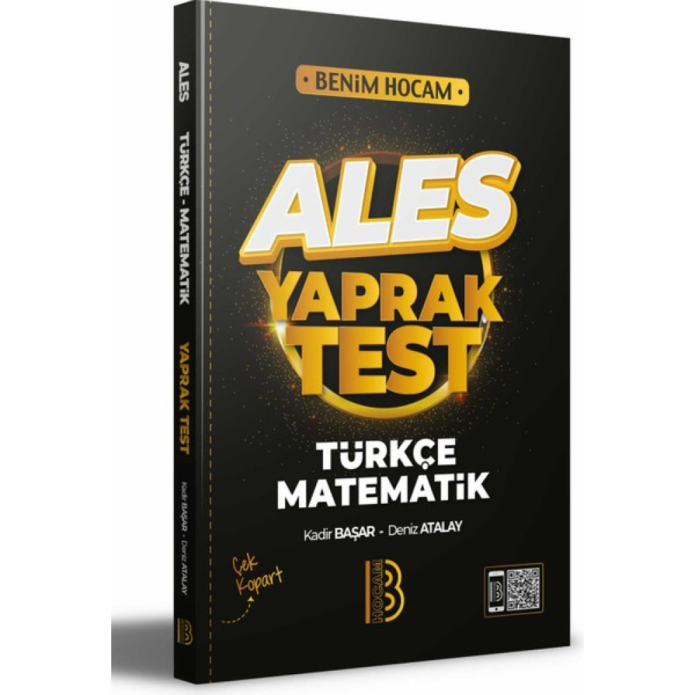 Benim Hocam Yayınları 2022 ALES Türkçe - Matematik Yaprak Test ALES Fiyatı