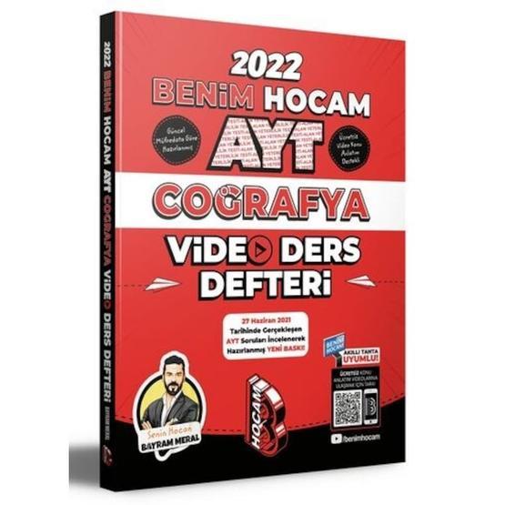 Benim Hocam Yayınları 2022 AYT Coğrafya Video Ders Defteri