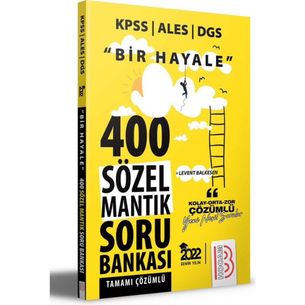 Benim Hocam Yayınları 2022 Bir Hayale Serisi Sözel Mantık Tamamı Çözümlü Soru Bankası ALES Fiyatı