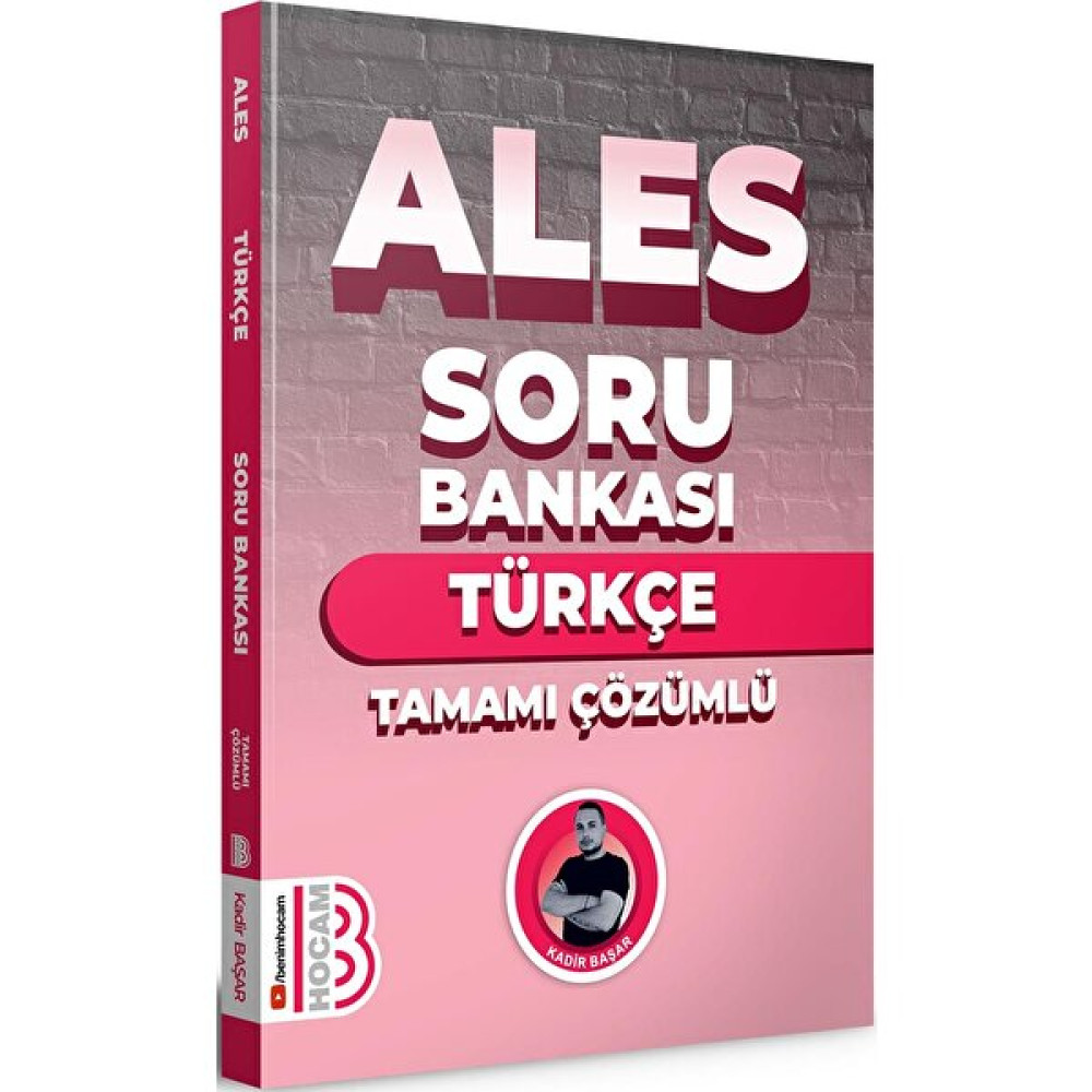 Benim Hocam Yayınları 2024 ALES Türkçe Tamamı Çözümlü Soru Bankası ALES Fiyatı