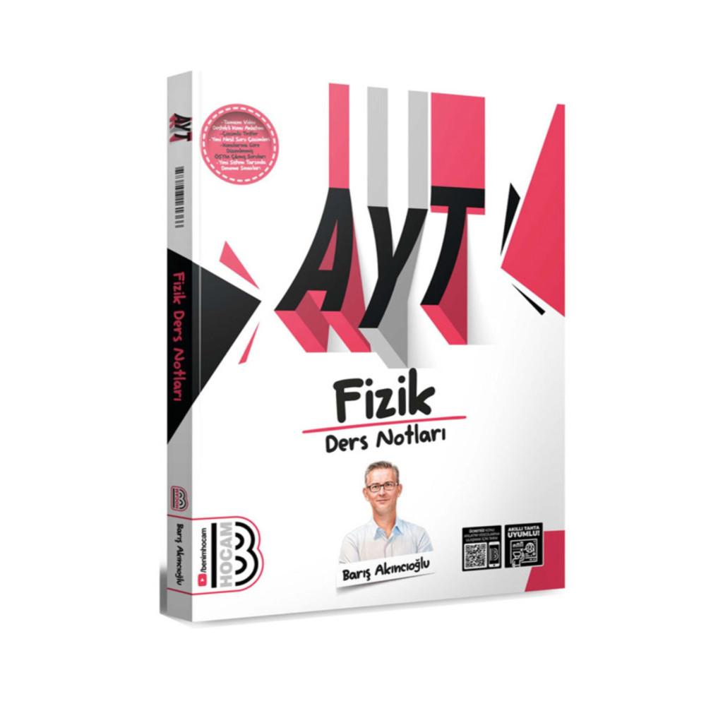 Benim Hocam Yayınları 2024 Ayt Fizik Video Destekli Konu Anlatımı Ders Sınav Kitapları Fiyatı