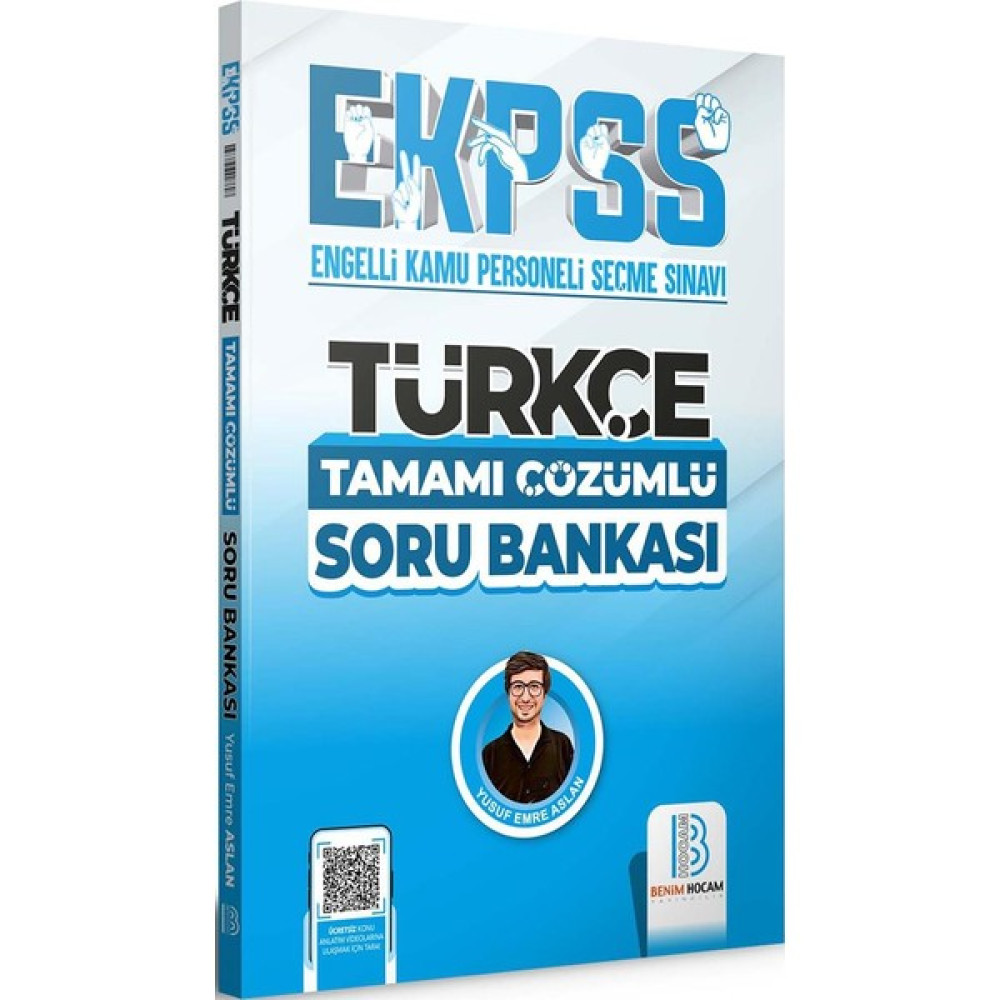 Benim Hocam Yayınları 2024 E-KPSS Türkçe Tamamı Çözümlü Soru Bankası KPSS Fiyatı