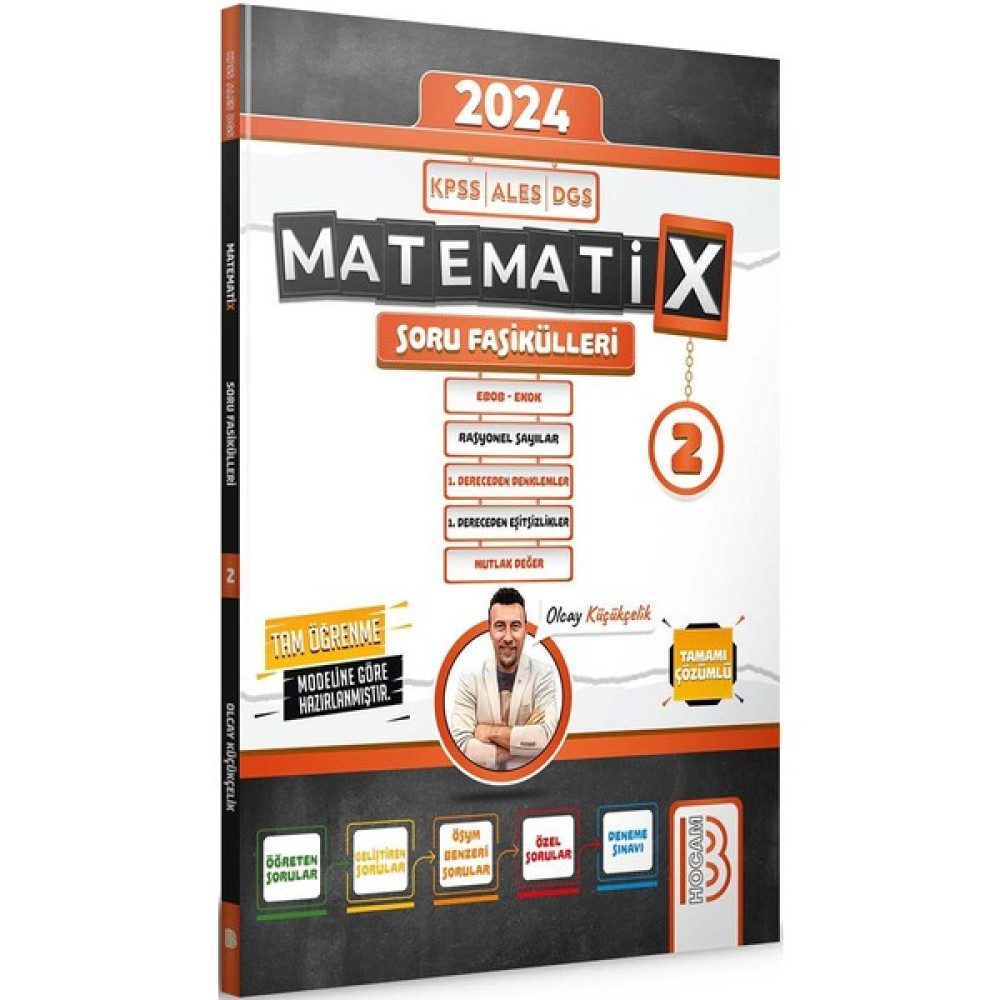 Benim Hocam Yayınları 2024 KPSS ALES DGS Matematix Soru Fasikülleri 2 KPSS Fiyatı