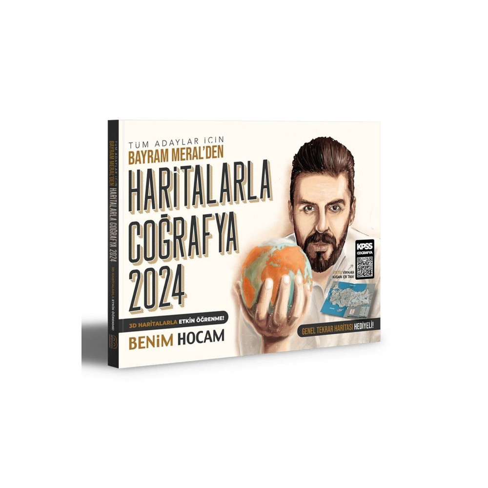 Benim Hocam Yayınları 2024 Tüm Adaylar için Haritalarla Coğrafya Ders Sınav Kitapları Fiyatı