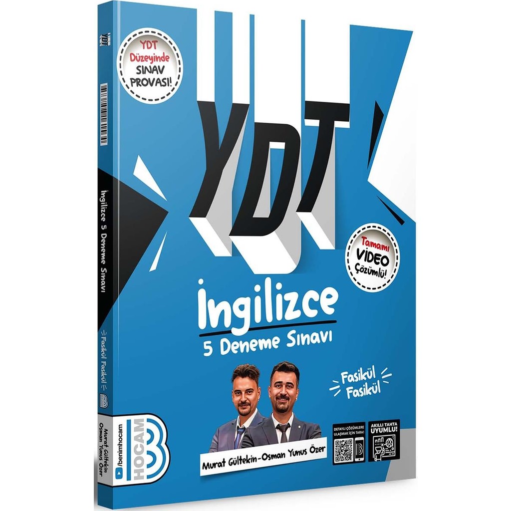 Benim Hocam Yayınları 2025 YDT İngilizce 5 Deneme Sınavı YDS Fiyatı