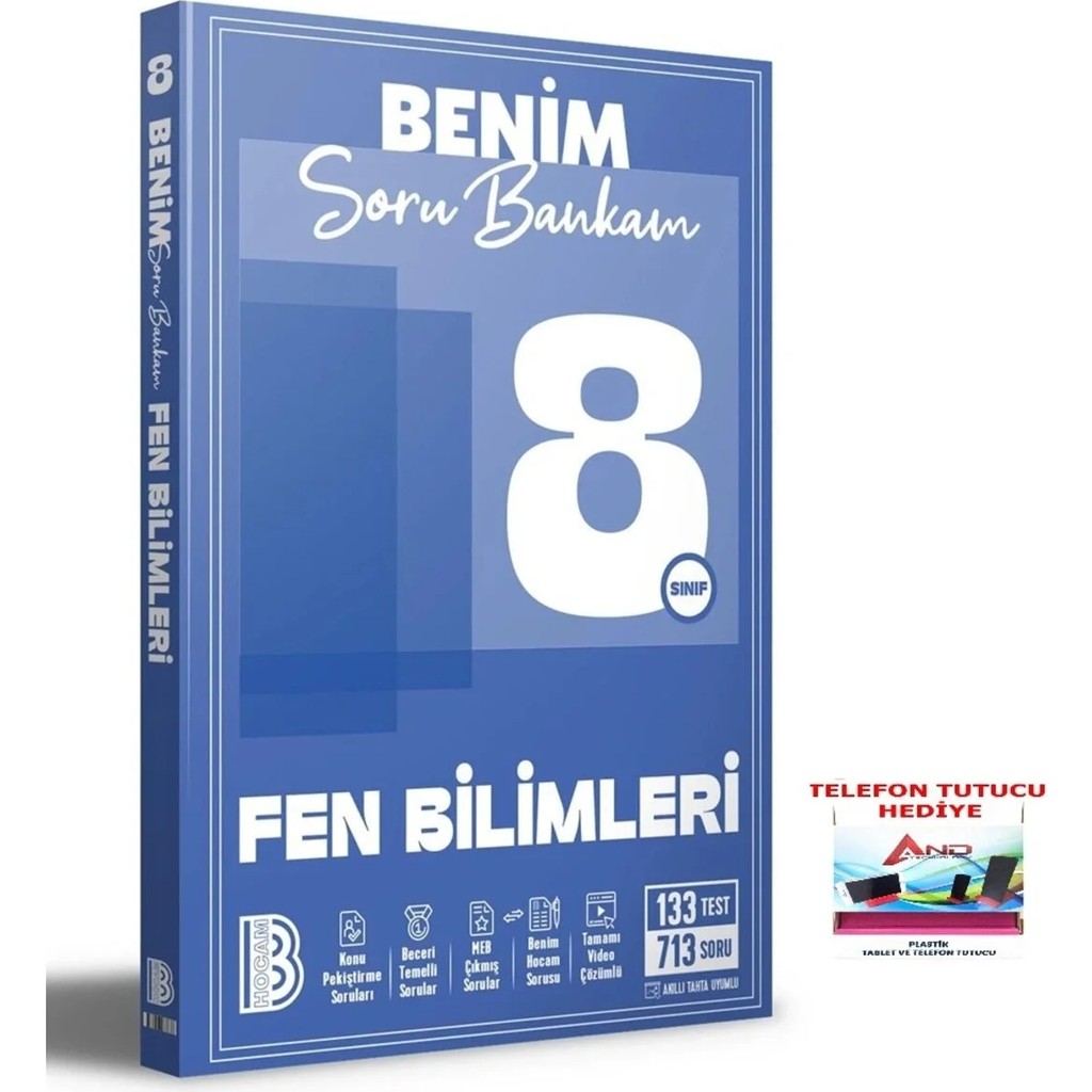 Benim Hocam Yayınları 2026-2027 Müfredat Güncel 8 Sınıf (Lgs) Fen Bilimleri Soru Bankası Tamamı Video Çözümlü Sorular Kaynak Kitapları Fiyatı