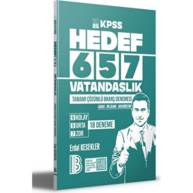 Benim Hocam Yayınları 2026 Kpss Hedef 657 Vatandaşlık Tamamı Çözümlü Branş Denemesi Tüm Dersler Fiyatı