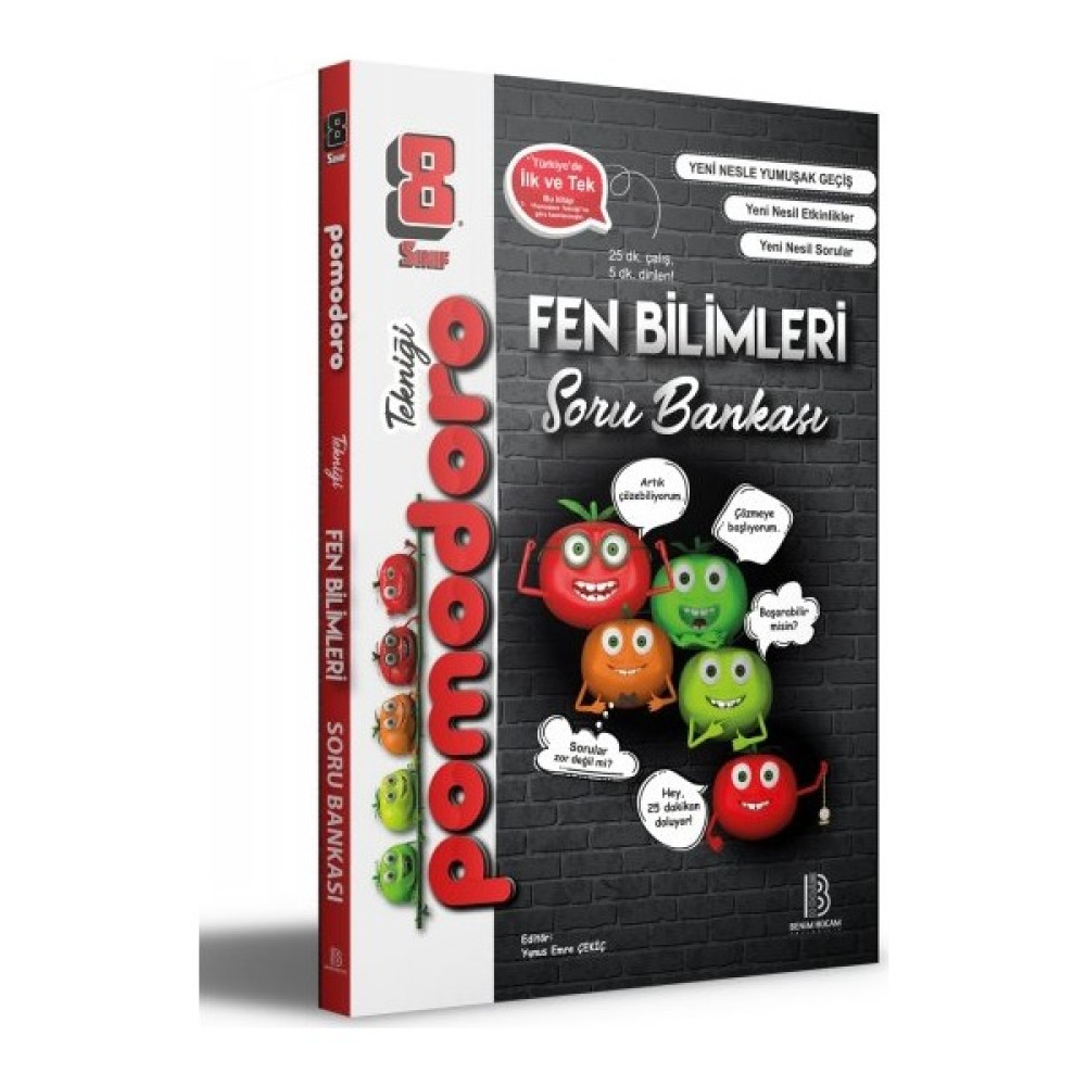 Benim Hocam Yayınları 8.Sınıf Pomodoro Fen Bilimleri Soru Bankası - Yunus Emre Çekiç Fen - Bilişim ve Teknoloji Fiyatı
