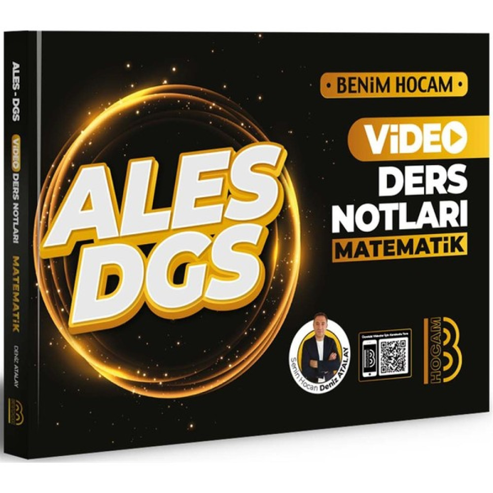 Benim Hocam Yayınları ALES DGS 2023 Matematik Video Ders Notları ALES Fiyatı