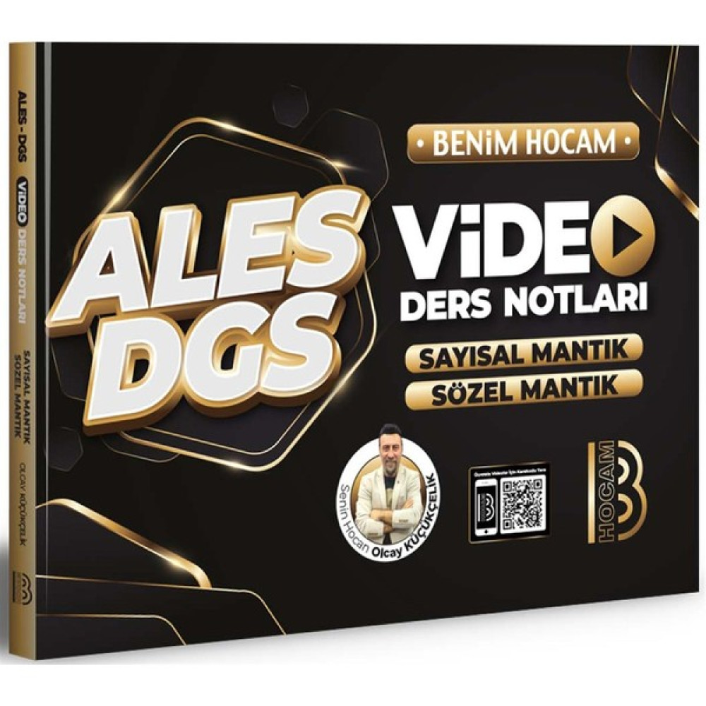 Benim Hocam Yayınları ALES DGS 2023 Sayısal Mantık Sözel Mantık Video Ders Notları ALES Fiyatı