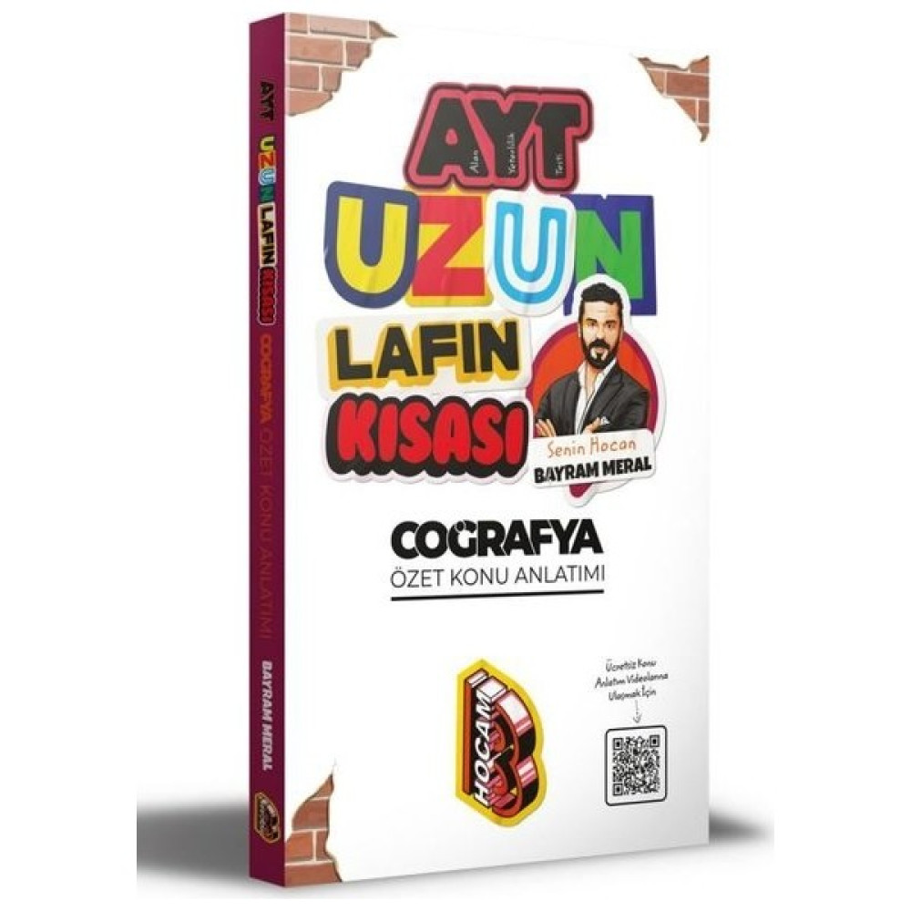 Benim Hocam Yayınları AYT Coğrafya Uzun Lafın Kısası Özet Konu Anlatımı - Bayram Meral Kaynak Kitapları Fiyatı