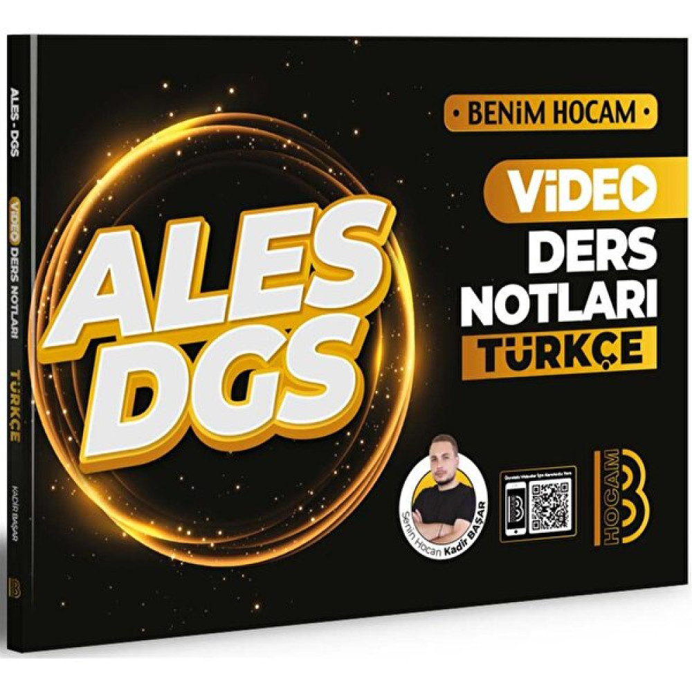Benim Hocam Yayınları Benim Hocam Ales Dgs Türkçe Video Ders Notları ALES Fiyatı