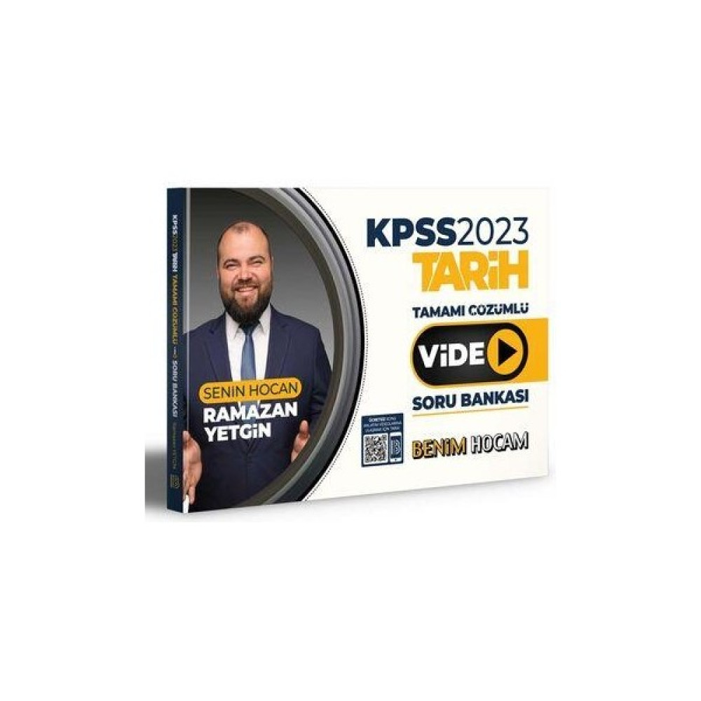 Benim Hocam Yayınları Benim Hocam KPSS 2023 Tarih Video Tamamı Çözümlü Soru Bankası - Ramazan Yetgin KPSS Fiyatı