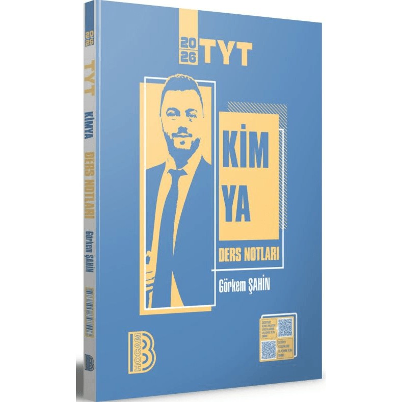 Benim Hocam Yayınları Benim Hocam TYT Kimya Ders Notları - Görkem Şahin Benim Hocam Yay Temel Yeterlilik Testi (TYT) Fiyatı