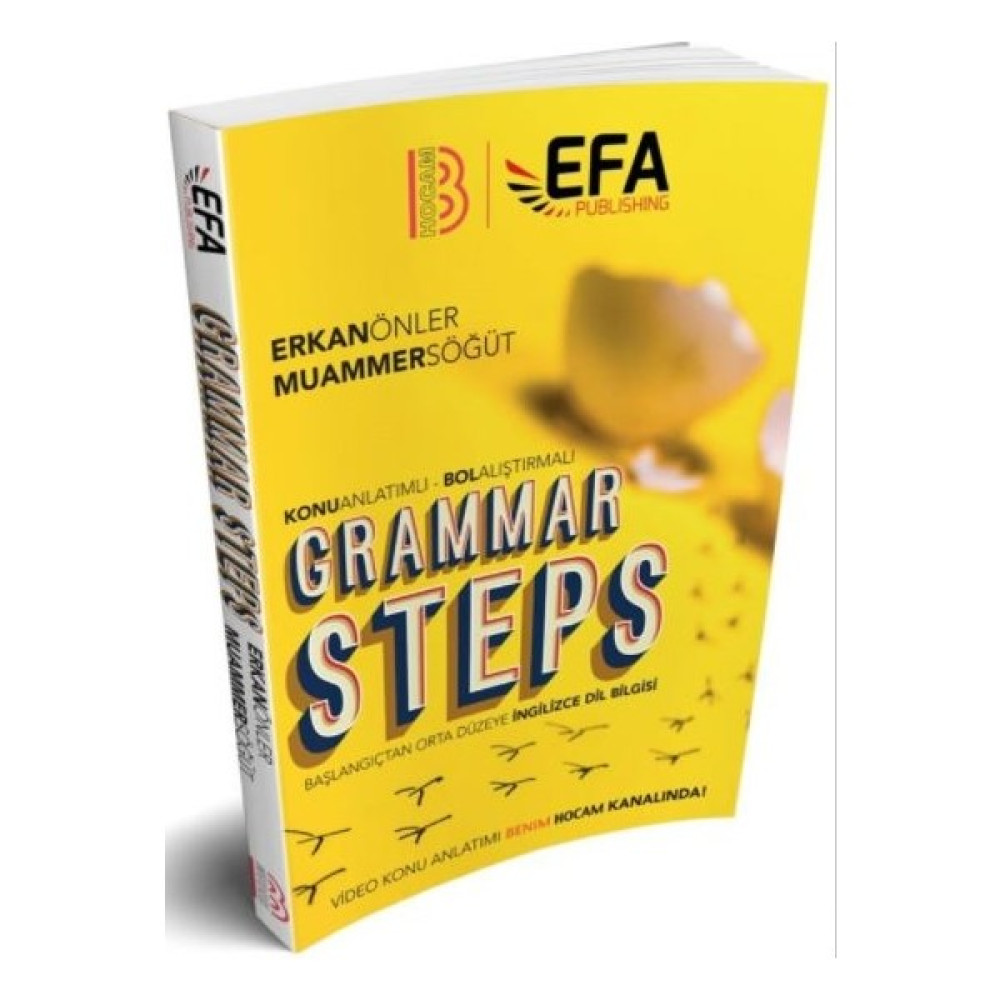Benim Hocam Yayınları Grammar Steps Başlangıçtan Orta Seviyeye Konu Kitabı YDS Fiyatı