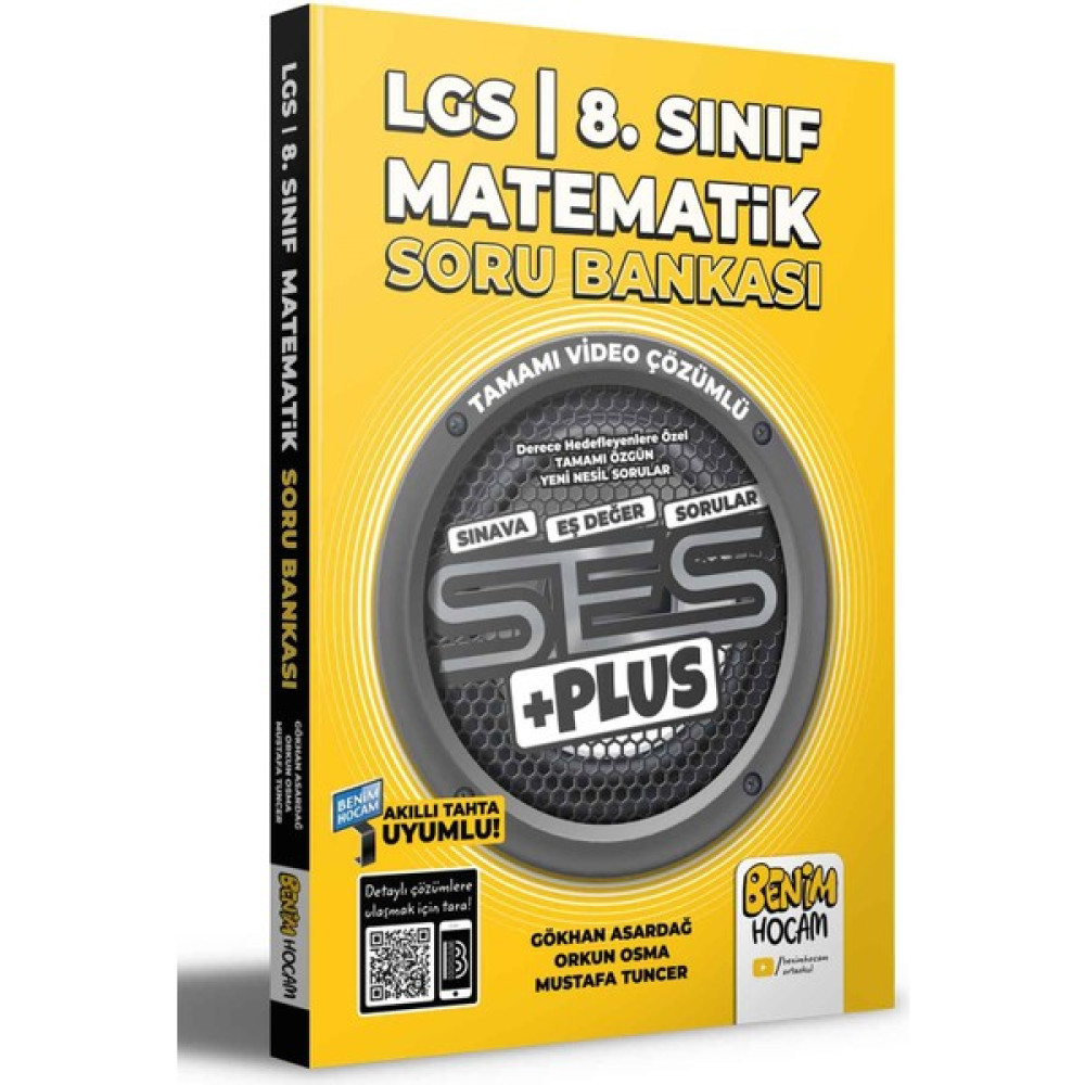 Benim Hocam Yayınları LGS 8.sınıf Matematik Ses Plus Soru Bankası Kaynak Kitapları Fiyatı