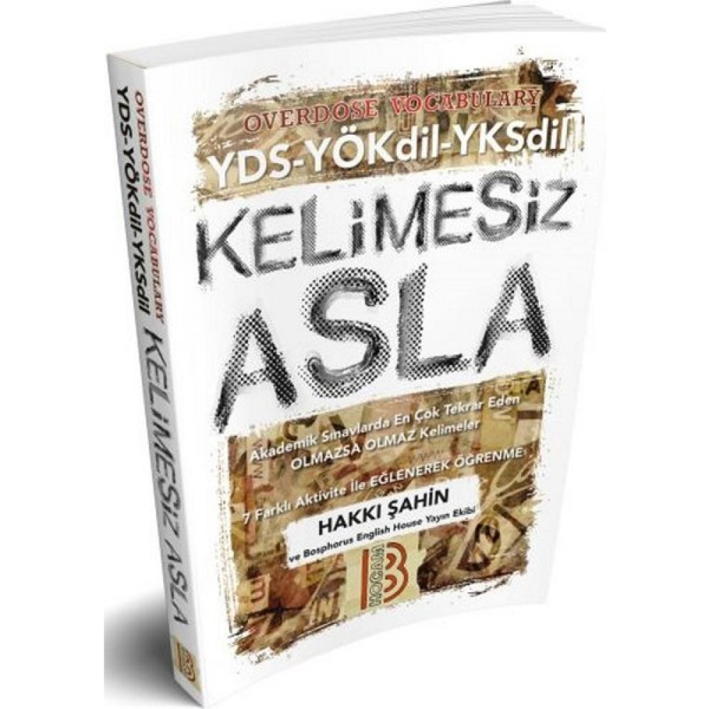 Benim Hocam Yayınları Overdose Vocabulary YDS-YÖKDİL-YKSDİL Kelimesiz Asla - Hakkı Şahin YDS Fiyatı