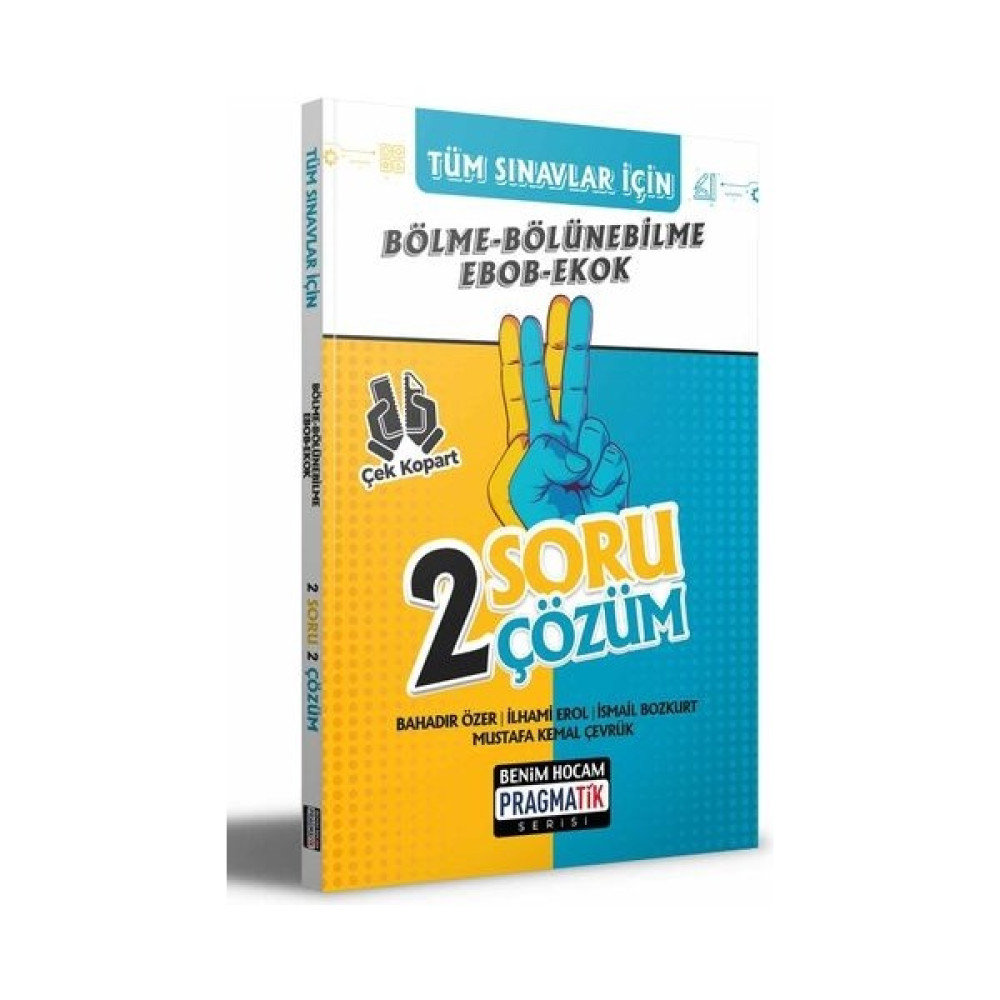 Benim Hocam Yayınları Tüm Sınavlar Için Bölme Bölünebilme - Ebob Ekok 2 Soru 2 Çözüm Fasikülü Pragmatik Serisi - Bahadır Özer KPSS Fiyatı