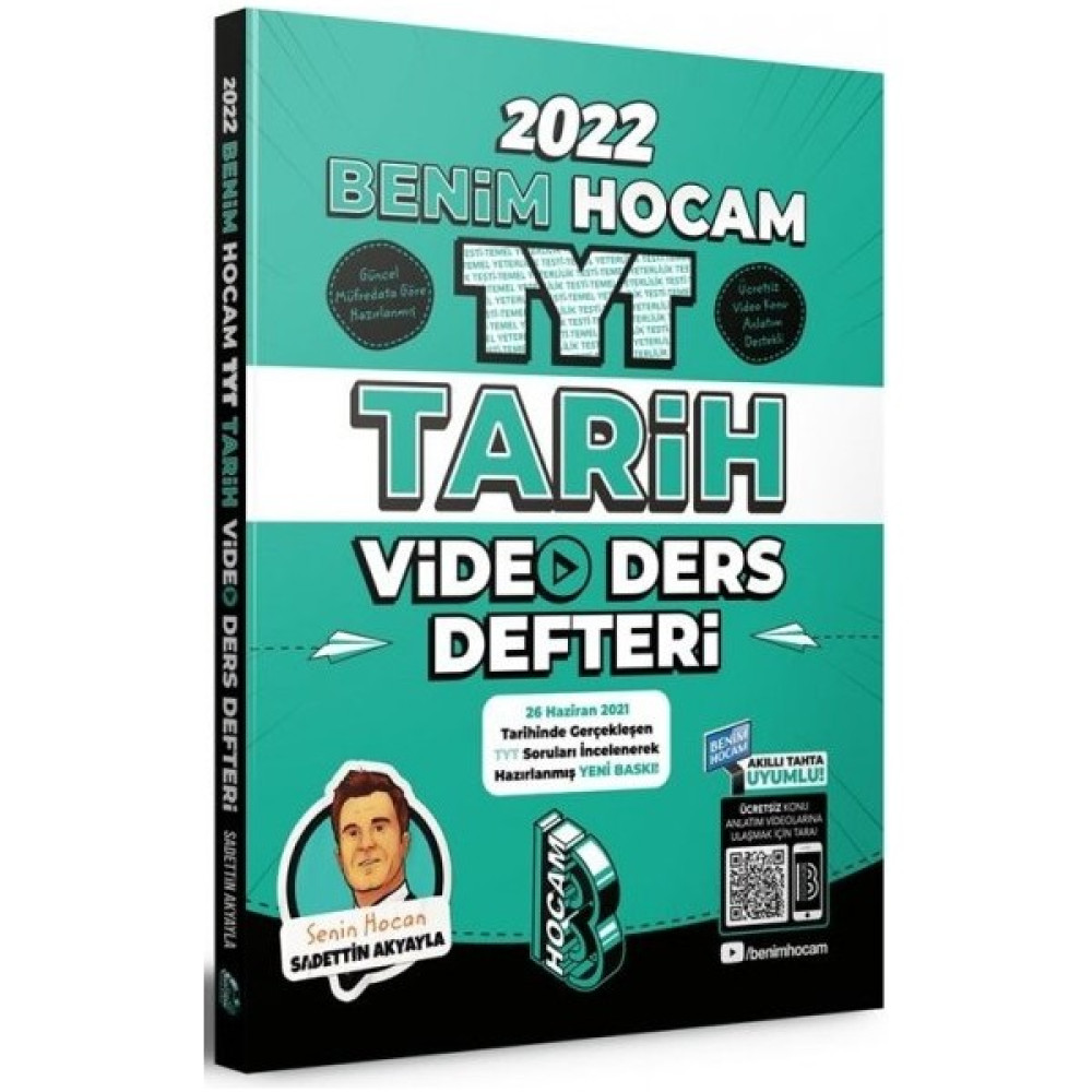 Benim Hocam Yayınları TYT 2022 Tarih Video Ders Defteri Sosyal Bilgiler Fiyatı
