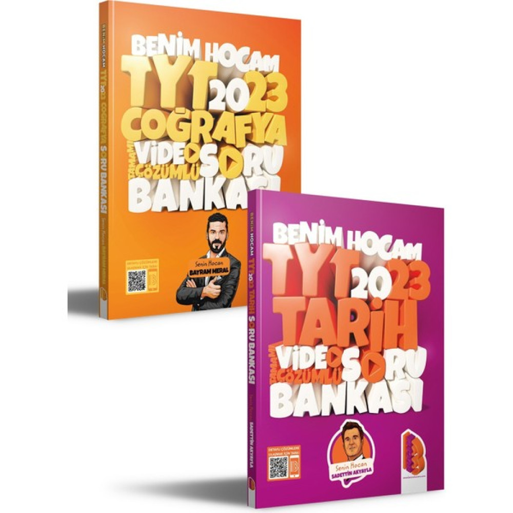 Benim Hocam Yayınları TYT 2023 Tarih ve Coğrafya Tamamı Video Çözümlü Soru Bankası Seti Temel Yeterlilik Testi (TYT) Fiyatı