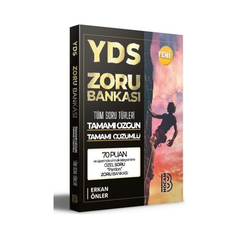 Benim Hocam Yayınları YDS Tamamı Çözümlü Zoru Bankası - Erkan Önler YDS Fiyatı