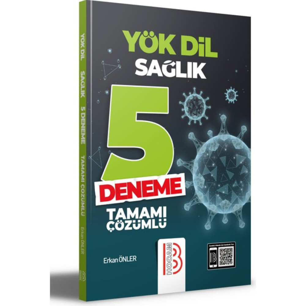 Benim Hocam Yayınları Yökdil Sağlık Tamamı Çözümlü 5 Deneme YDS Fiyatı