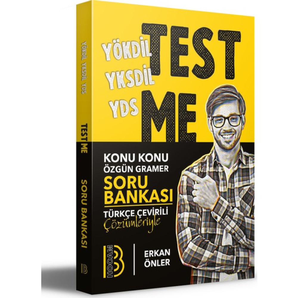 Benim Hocam Yayınları YÖKDİL YKSDİL YDS Test Me Konu Konu Özgün Gramer Soru Bankası - Erkan Önler YDS Fiyatı