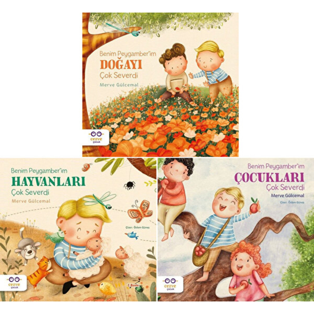 Benim Peygamber'im Hayvanları+Doğayı+Çocukları Severdi 3 Kitap Set - Merve Gülcemal Çocuk Öykü Fiyatı