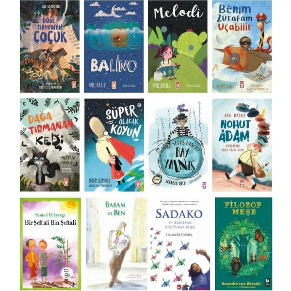 Benim Zürafam Uçabilir Nohut Adam Sadako Seti 12 Kitap Çocuk Masal Fiyatı