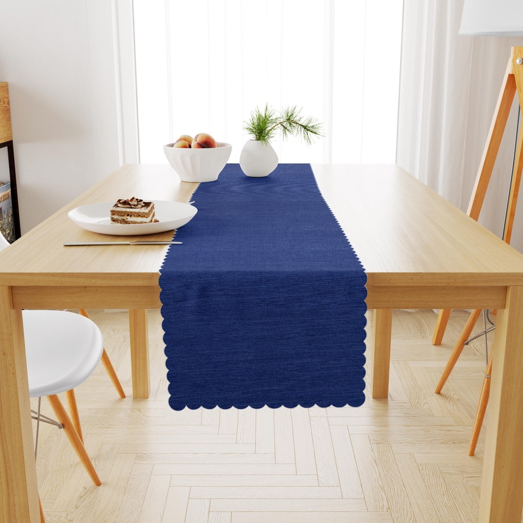 BenimOl Saks Mavi Kadife Dokulu Runner 40x180 - 40 x 180 cm SSD / Solid State Drive Fiyatı