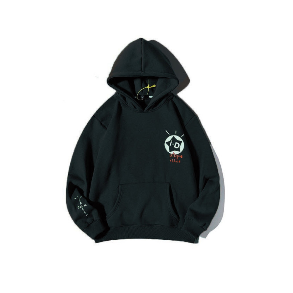 Benisengiydir Erkek Siyah I-d Baskılı Oversize Kapüşonlu Sweatshirt S Beden Bayan Sweatshirt Fiyatı