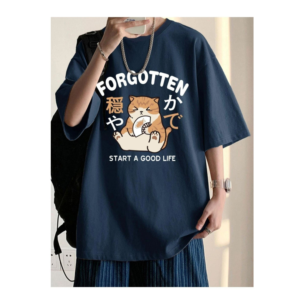 Benisengiydir Unisex Lacivert Forgotten Oversize Bisiklet Yakak Tshirt M Beden Bayan T-shirt Fiyatı