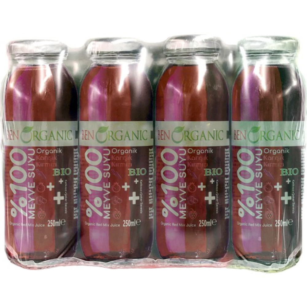 Benorganic Kırmızı Karışık 12'li x 250 ml - 3 lt Diğer Fiyatı