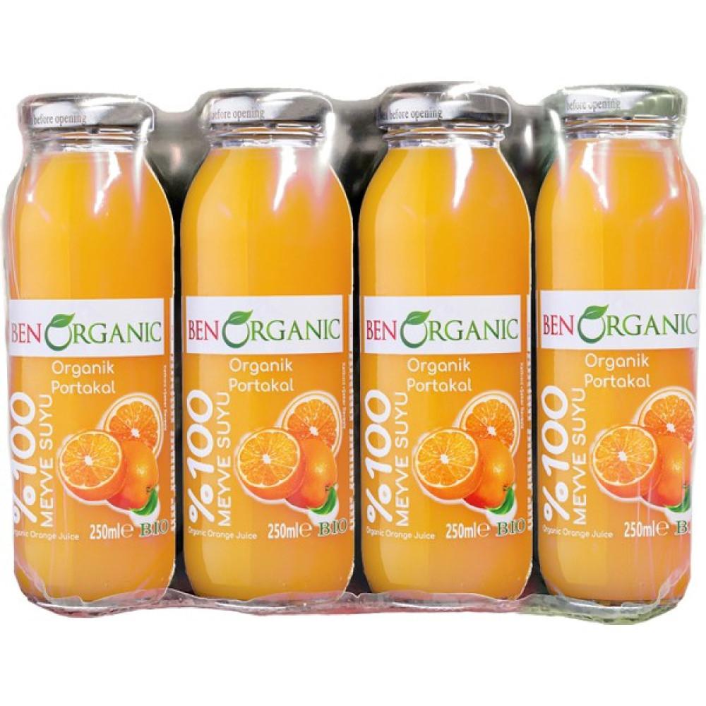 Benorganic Portakal Suyu 12'li x 250 ml - 3 lt Diğer Fiyatı
