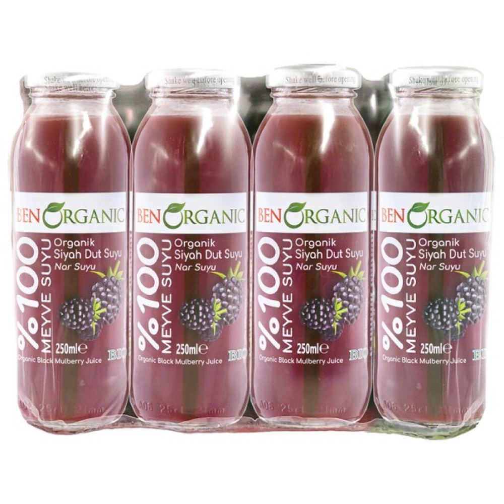 Benorganic Siyah Dut Nar Suyu 12 x 250 ml Diğer Fiyatı