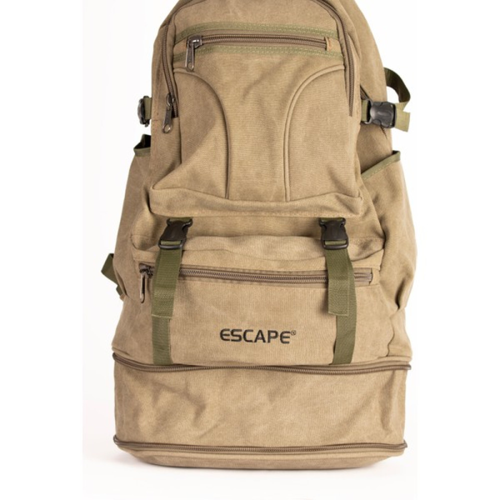 Benox Haki Dağcı Sırt Çantası Kanvas Kumaş 60 Lt Outdoor Çanta - Gri - Sarı Oto Boyaları Fiyatı