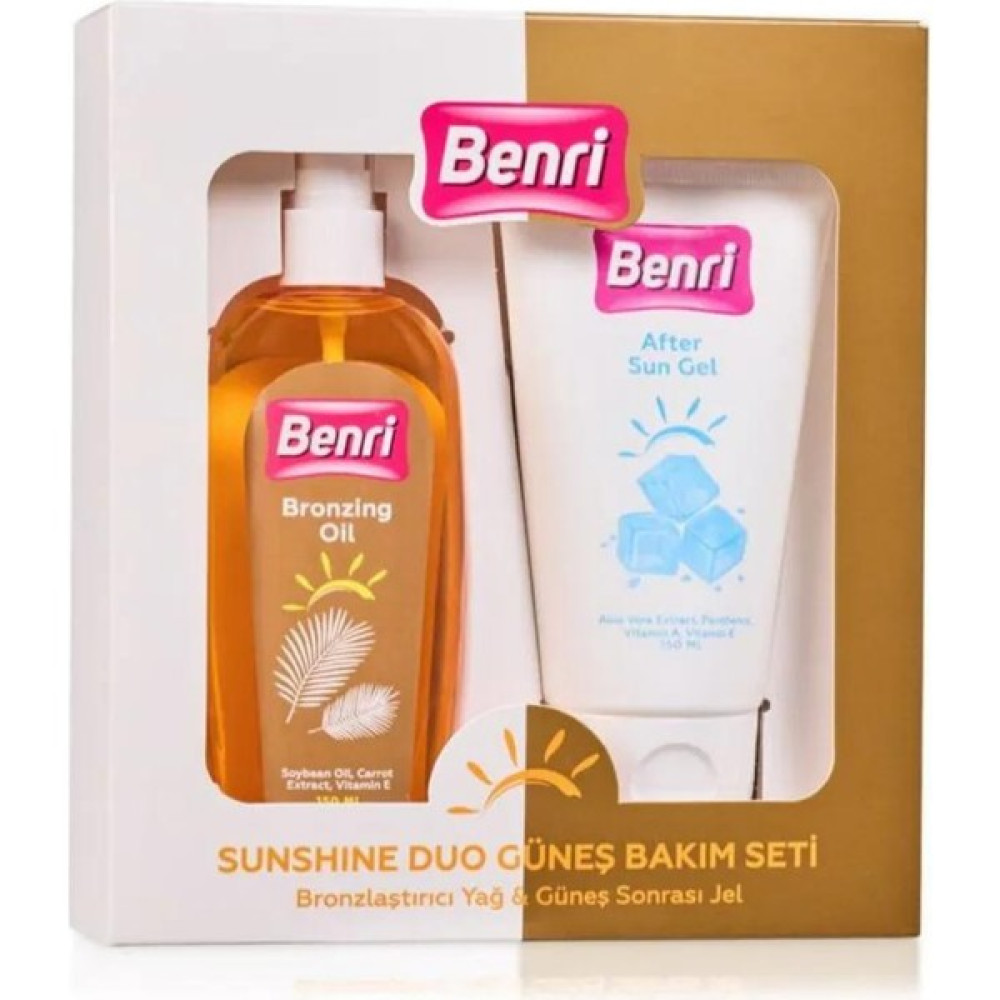 Benri Bronzlastirici Yağ 150 Ml + Güneş Sonrası Jel 150 Ml Oto Boyaları Fiyatı