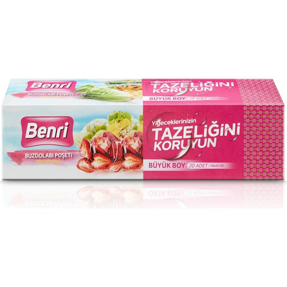 Benri Buzdolabı Poşeti Büyük Boy 20'li - Şeffaf Oto Boyaları Fiyatı