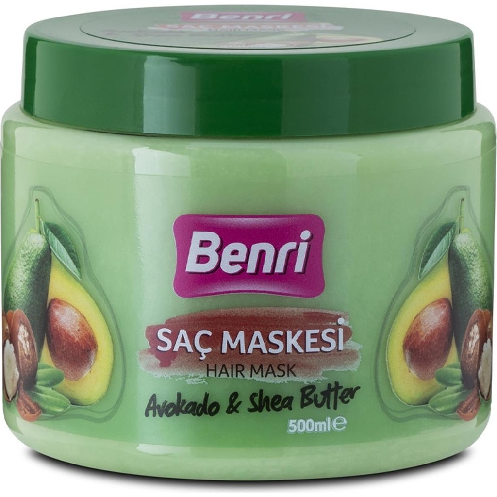 Benri Saç Maskesi Shea Butter & Avokado 500 ml - 182 Diğer Fiyatı