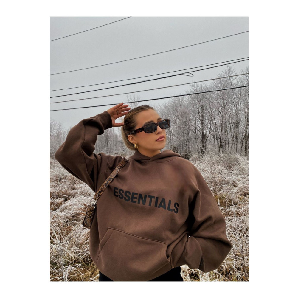 BENROMA Unisex Oversize essentials Baskılı Sweatshirt L Beden Bayan Sweatshirt Fiyatı