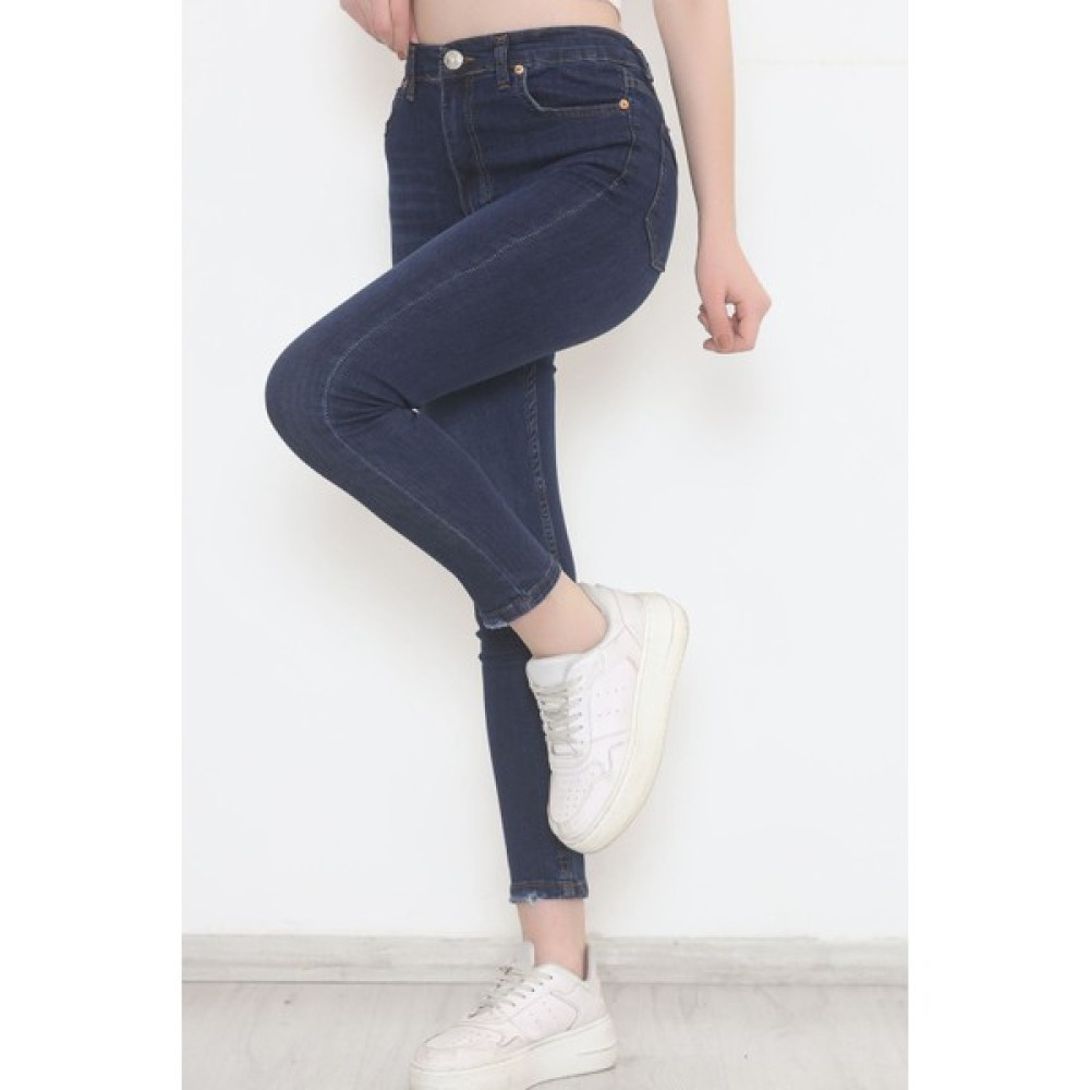 Bensu Store Dar Paça Kot Pantolon Mavi5 - 11918.1431. Bayan Jeans / Kot Pantolon Fiyatı