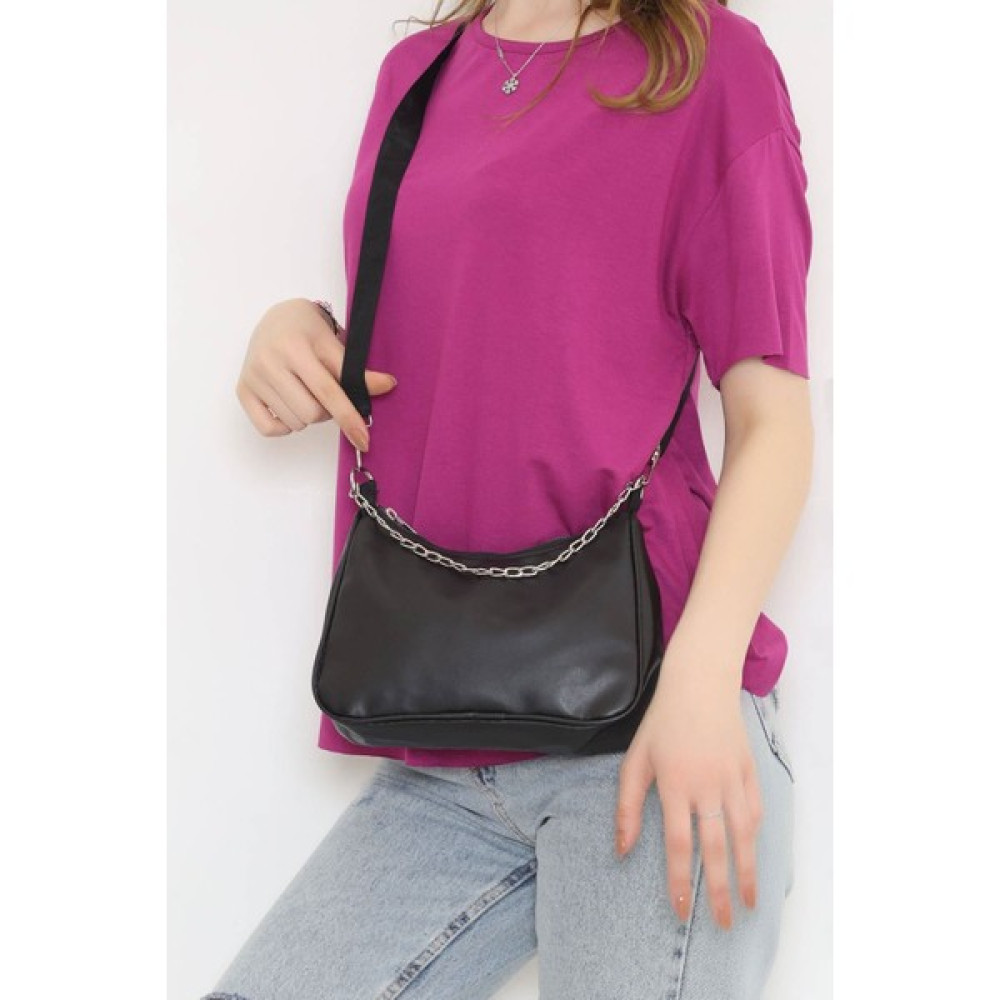 Bensu Store Zincir Askılı Çanta Siyah - 10991.1624. Sırt Çantası (Outdoor) Fiyatı