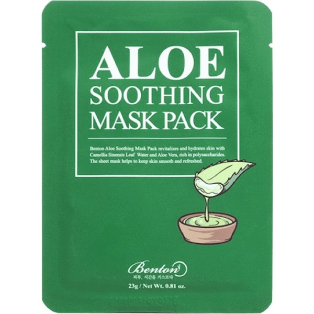 Benton Aloe Soothing Mask Pack - Aloe Yatıştırıcı Kağıt Maske Maskeler Fiyatı