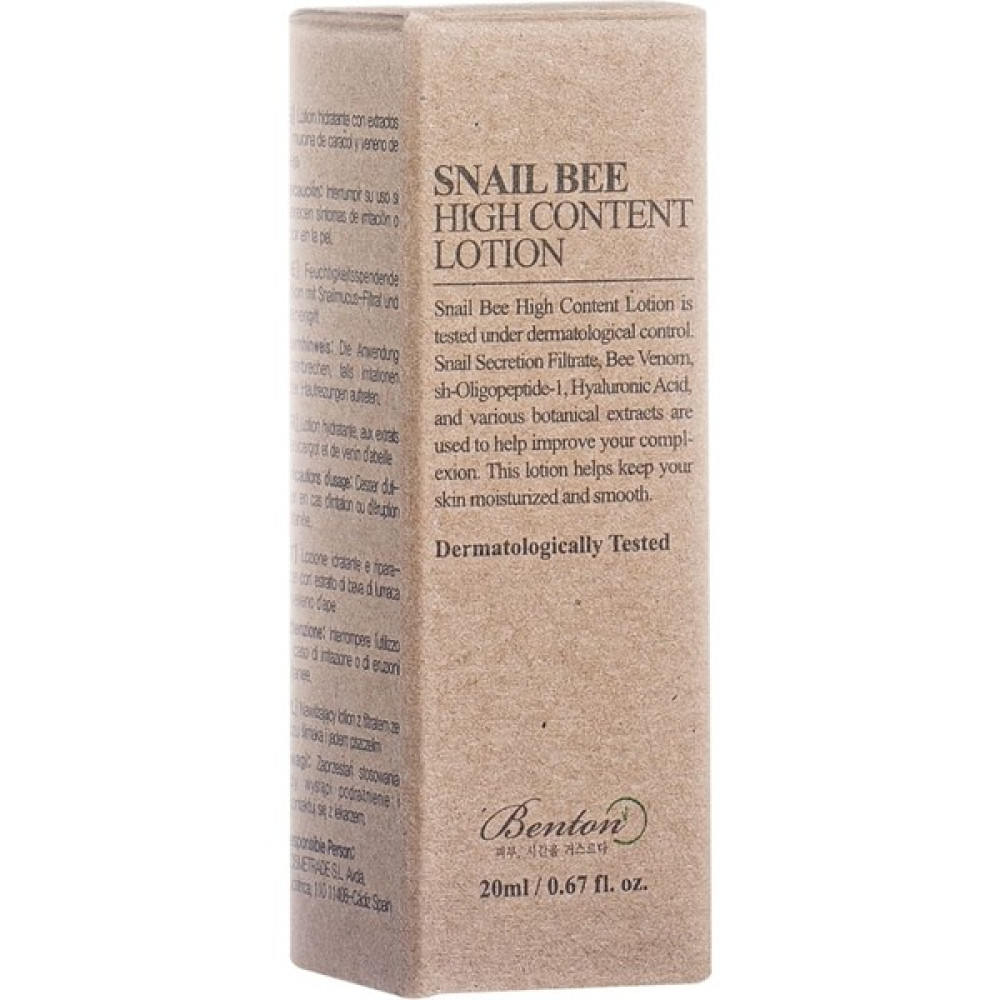 Benton Snail Bee High Content Lotion Deluxe - Salyangoz Özlü Losyon Nemlendiriciler Fiyatı
