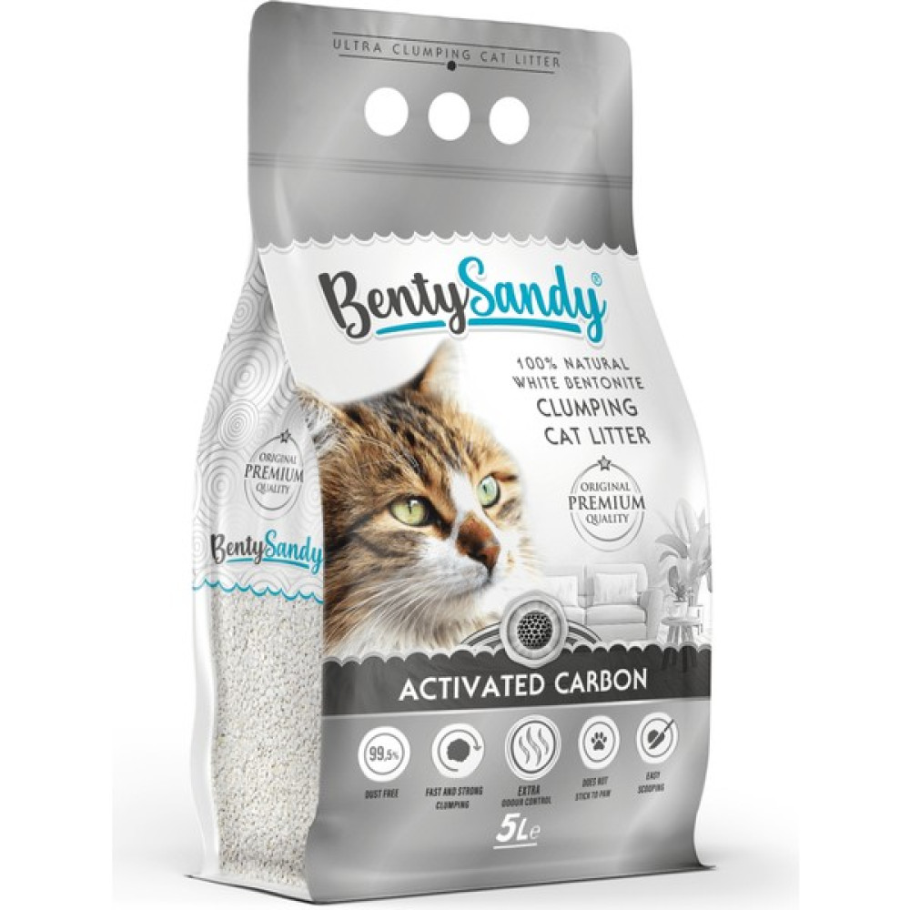 Benty Sandy BentySandy Aktif Karbon Kedi Kumu 5L Evcil Hayvan Ürünleri Fiyatı