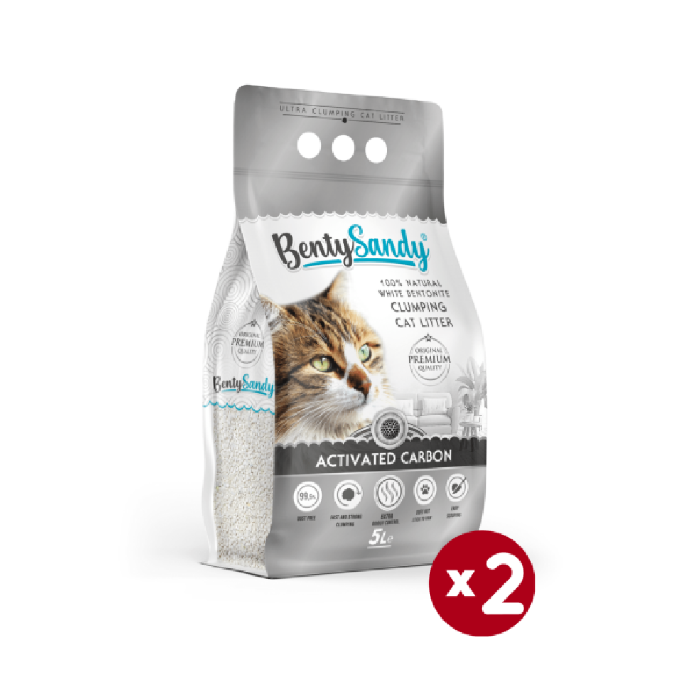 Bentysandy Aktif Karbonlu Topaklanan Ince Taneli Kedi Kumu 5Lx2 Evcil Hayvan Ürünleri Fiyatı