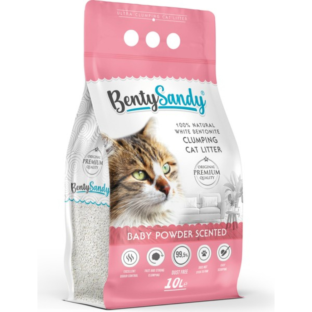BentySandy Bebek Pudra Kokulu Kedi Kumu10L Evcil Hayvan Ürünleri Fiyatı