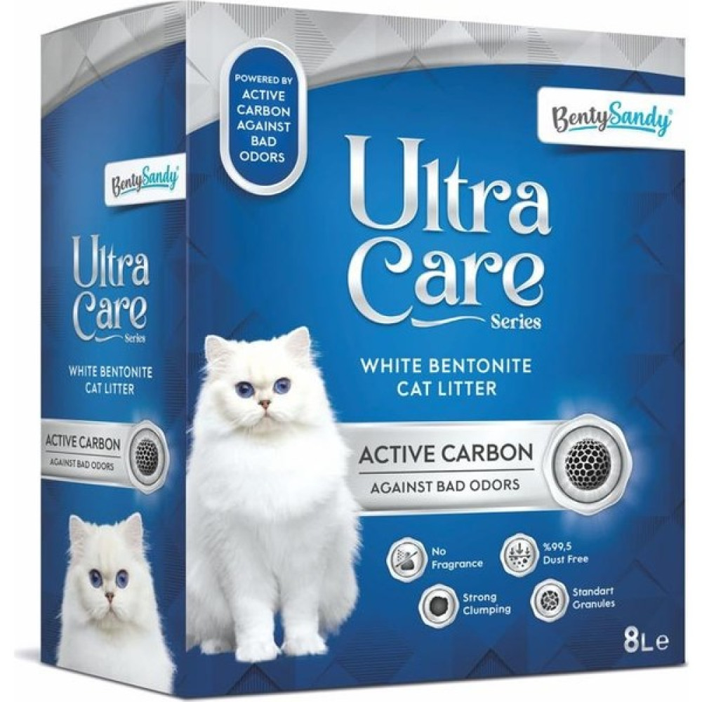 BentySandy Ultra Care Series Aktif Karbon Kedi Kumu 8L Evcil Hayvan Ürünleri Fiyatı