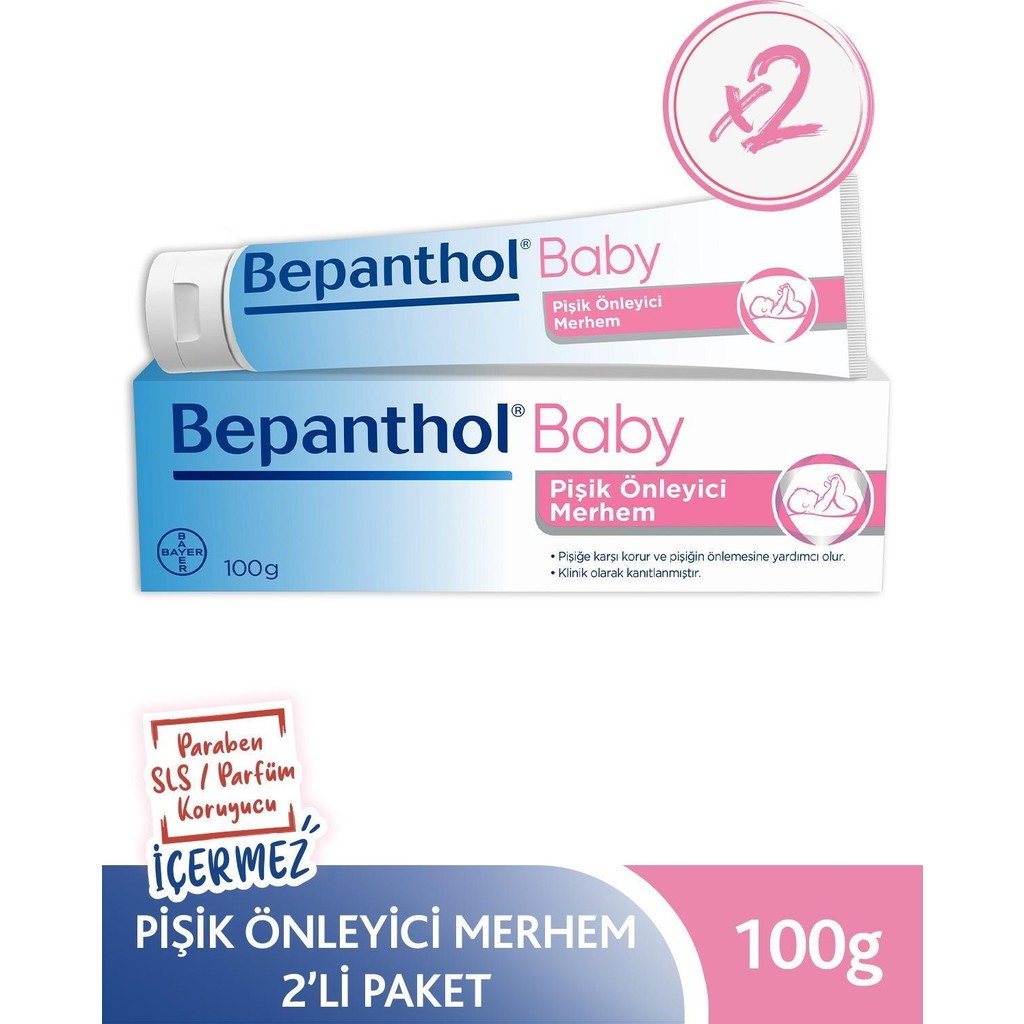Bepanthol Baby 100 Gr Pişik Önleyici Merhem Parfüm Paraben Sls İçermez Tüp Krem Parfümler Fiyatı
