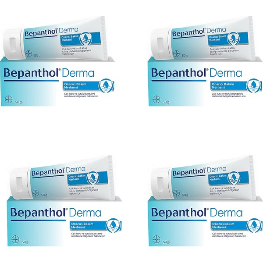 Bepanthol Derma Onarıcı Bakım Merhemi 50 gr 4 Adet Oto Boyaları Fiyatı